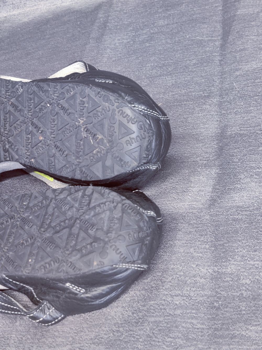 Ahnu Karma Mary Jane Ballet Flats Crisscross Straps Black Leather 10.5 Comfort - Picture 8 of 10